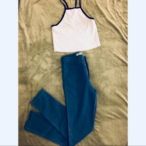 High waisted American apparel jeans